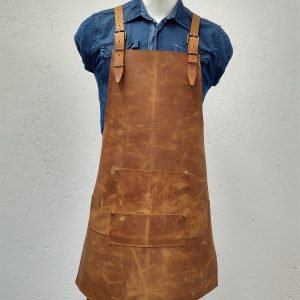 Mandil de piel modelo 007